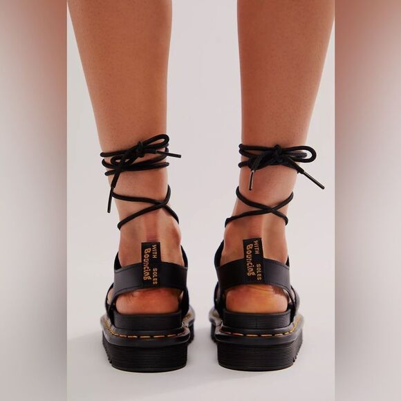 Dr Martens NARTILLA GLADIATOR SANDALS BLACK LADIES 7 - Picture 3 of 7